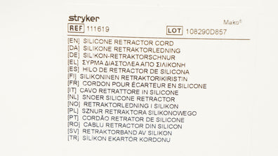 Stryker 111619 Silicone Retractor Cord